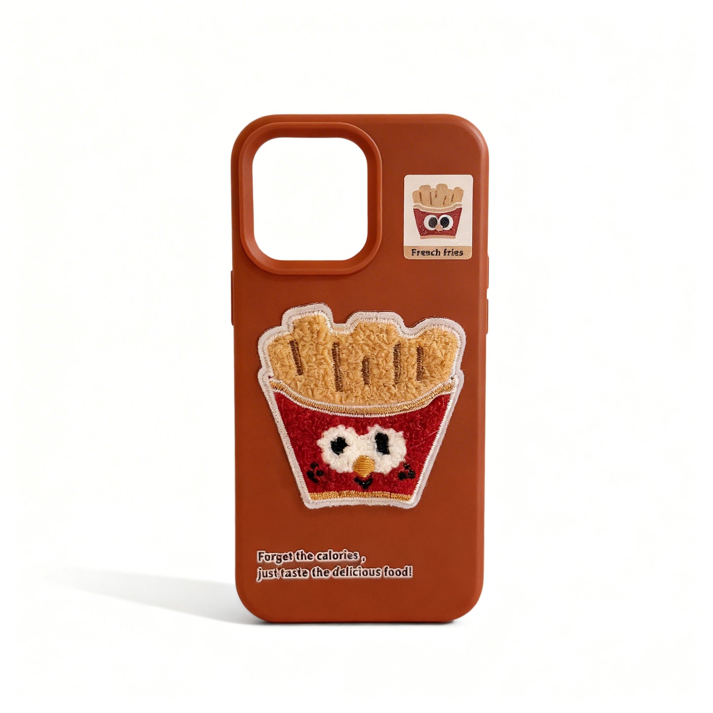 Cute Plush Fries Soft Phone Case for iPhone