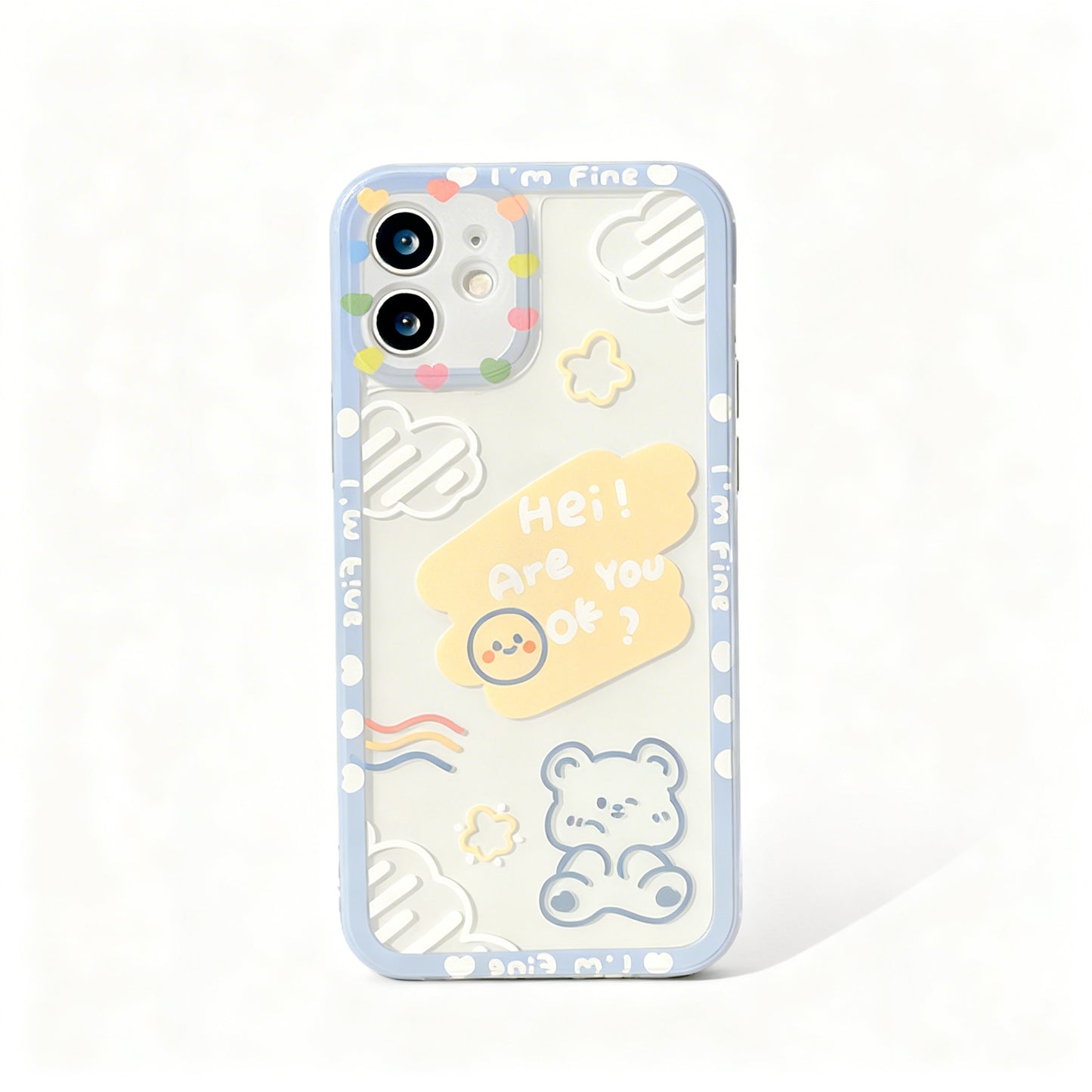 Clear Soft Floral Phone Case for iPhone