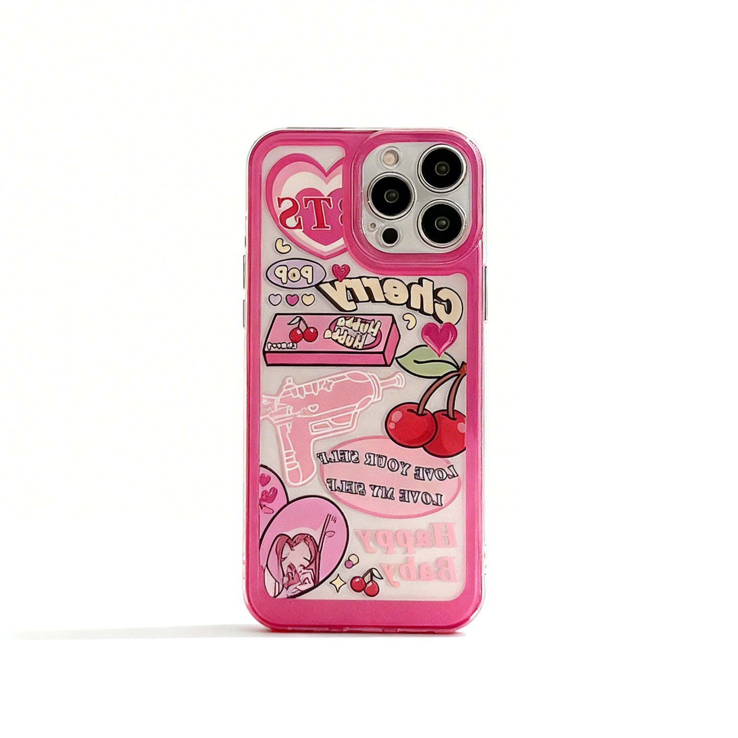 Clear Soft Floral Phone Case for iPhone