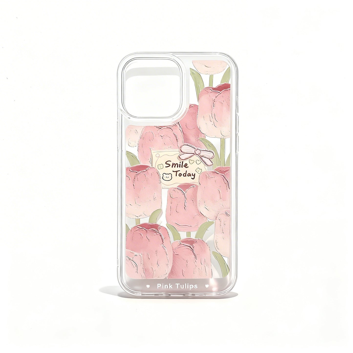 Clear Soft Floral Phone Case for iPhone