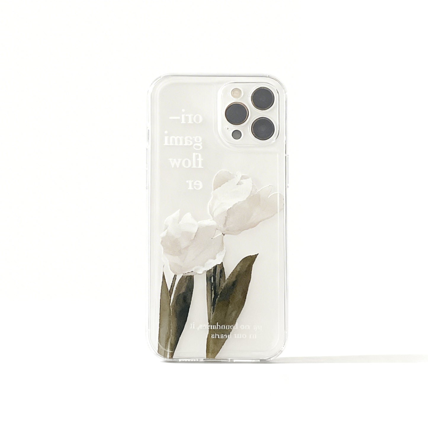 Clear Soft Floral Phone Case for iPhone