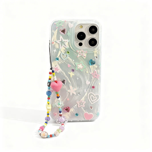 Colorful Star Pattern Shockproof Phone Case for iPhone