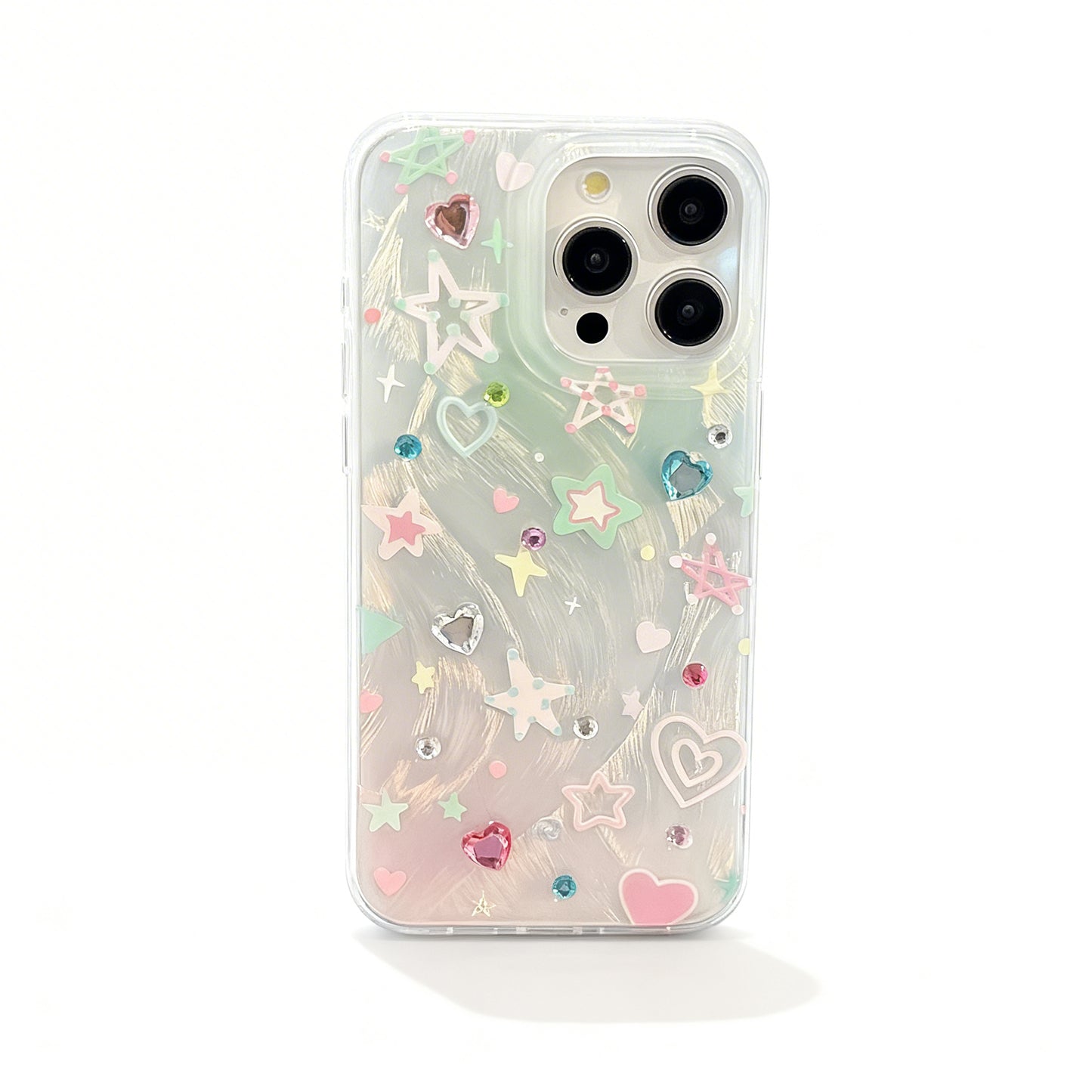 Colorful Star Pattern Shockproof Phone Case for iPhone