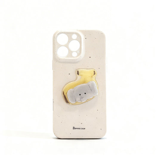 Cute Fruit Animal Rotating Phone Case for iPhone