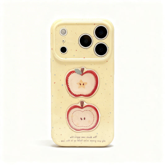 Red Apple 3D Glossy Phone Case for iPhone