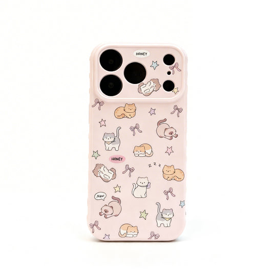 Cute Cat Soft Shockproof Phone Case for iPhone