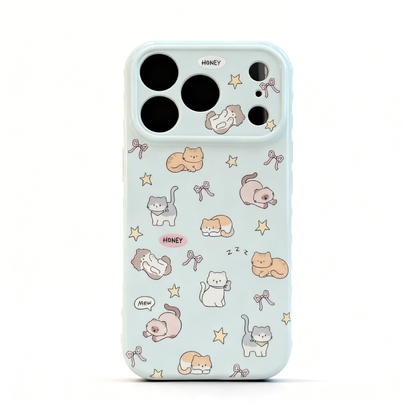 Cute Cat Soft Shockproof Phone Case for iPhone
