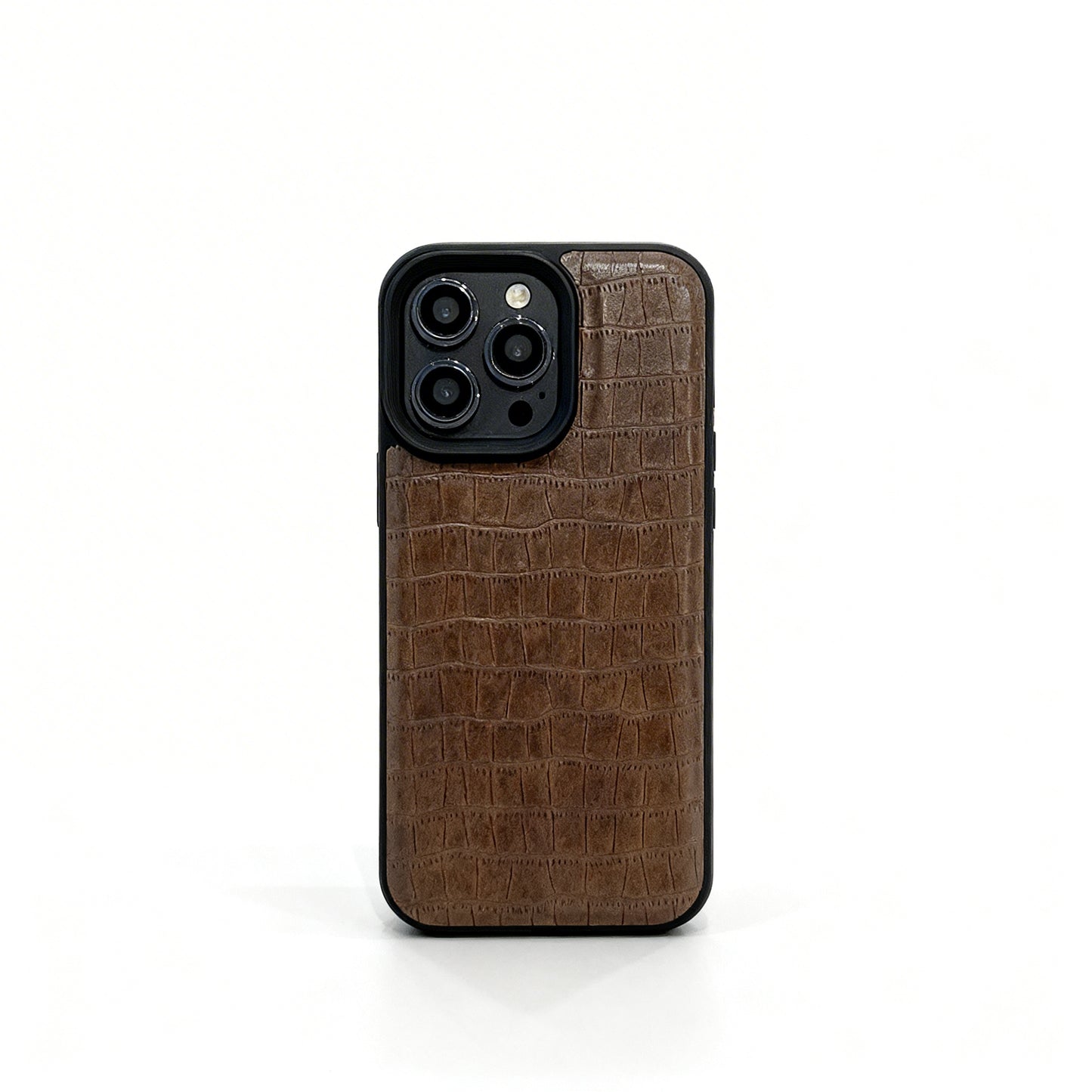 Vintage Crocodile Print Soft Phone Case for iPhone