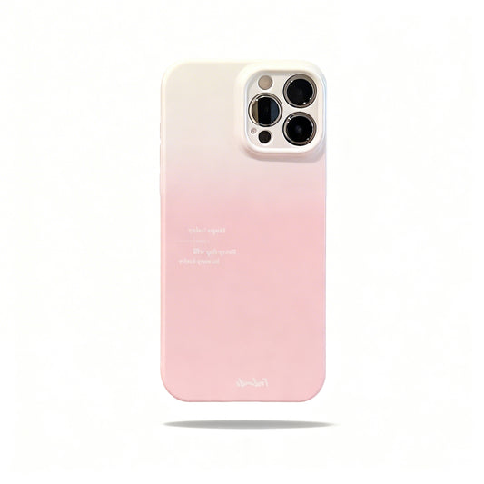 Gradient Pink Glossy Phone Case for iPhone