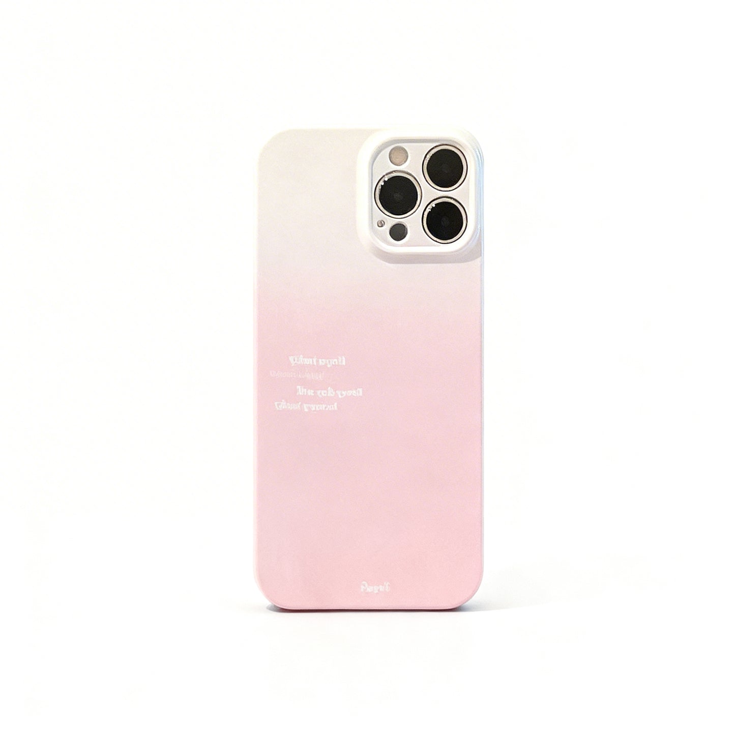 Gradient Pink Glossy Phone Case for iPhone