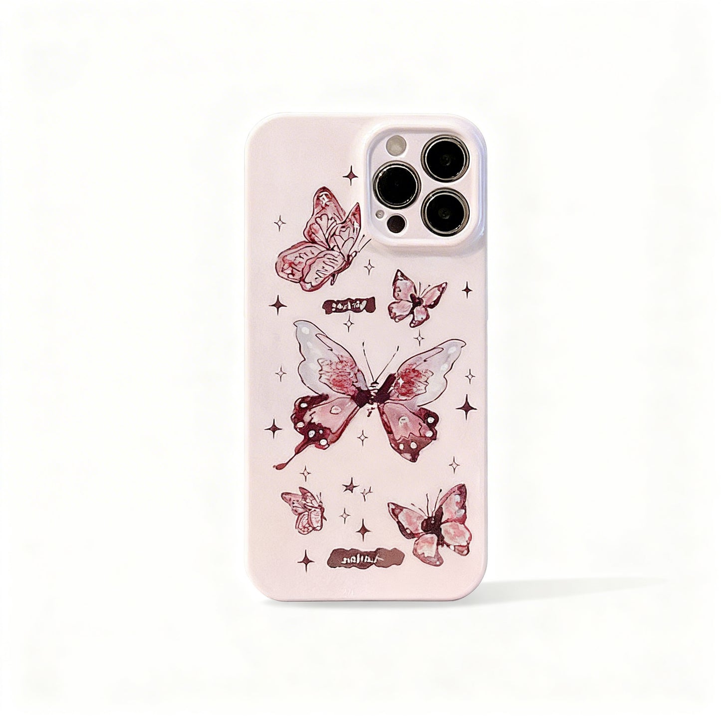 Gradient Pink Glossy Phone Case for iPhone