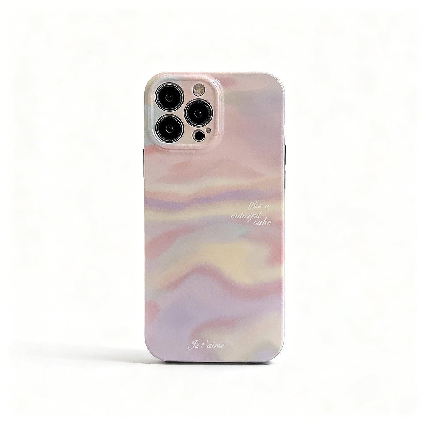 Gradient Pink Glossy Phone Case for iPhone