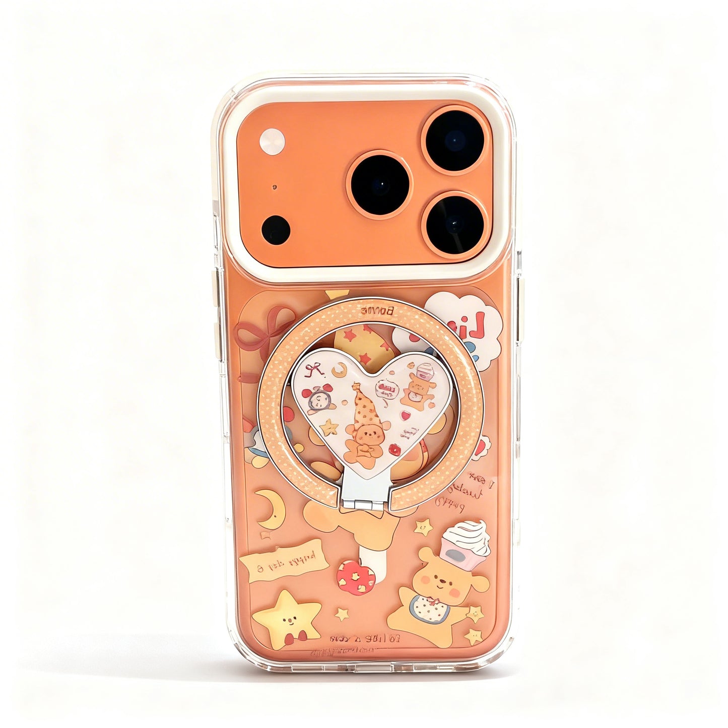 Cute Yellow Dog Magnetic Stand Phone Case for iPhone