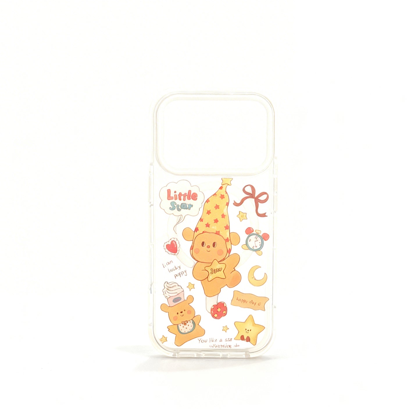 Cute Yellow Dog Magnetic Stand Phone Case for iPhone