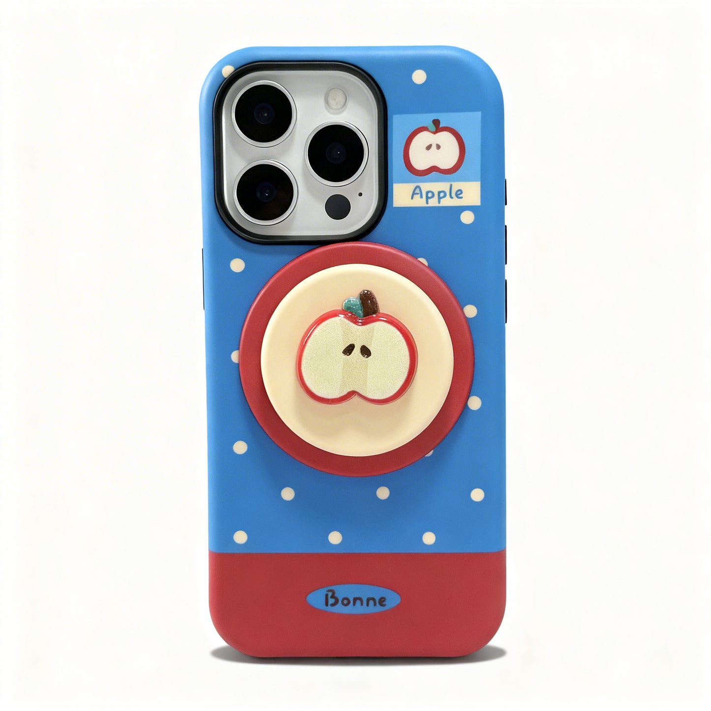 Vintage Red Fruit Magnetic Stand Phone Case for iPhone