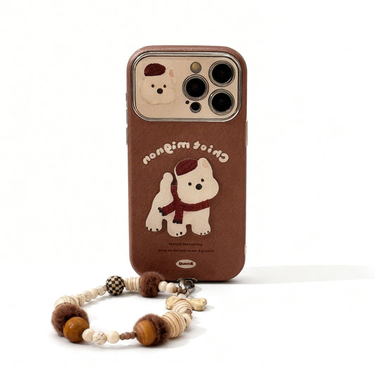 Brown Highland Cow 3D Cartoon Phone Case for iPhone