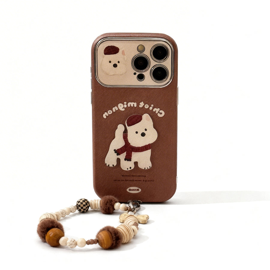 Brown Highland Cow 3D Cartoon Phone Case for iPhone