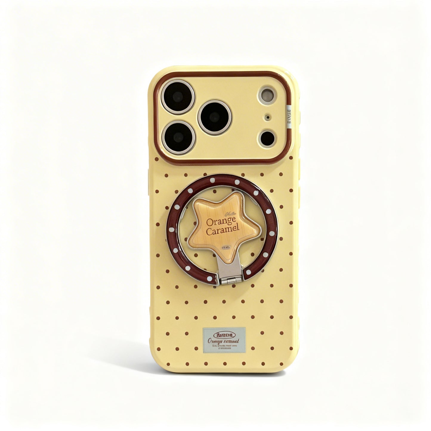 Vintage Star Design Magnetic Stand Phone Case for iPhone