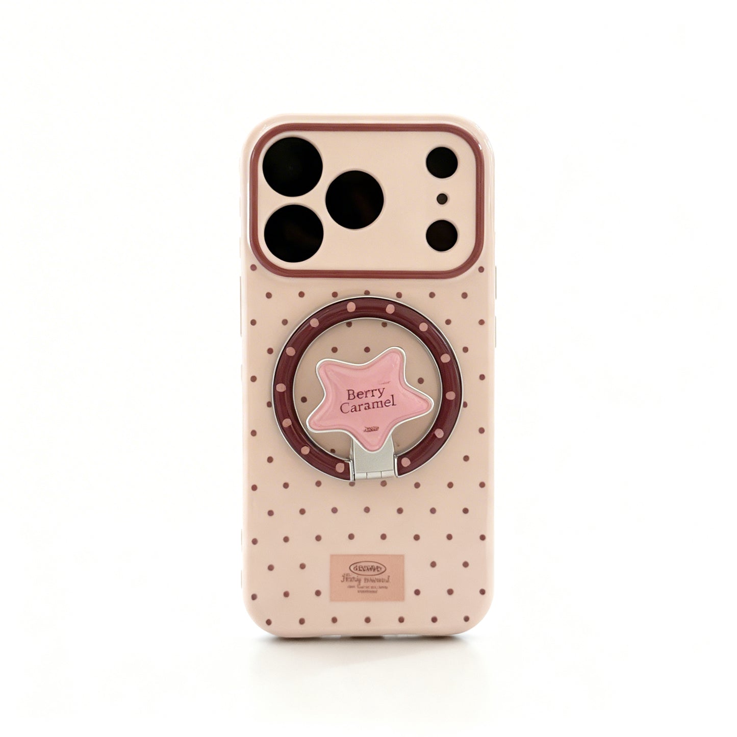 Vintage Star Design Magnetic Stand Phone Case for iPhone