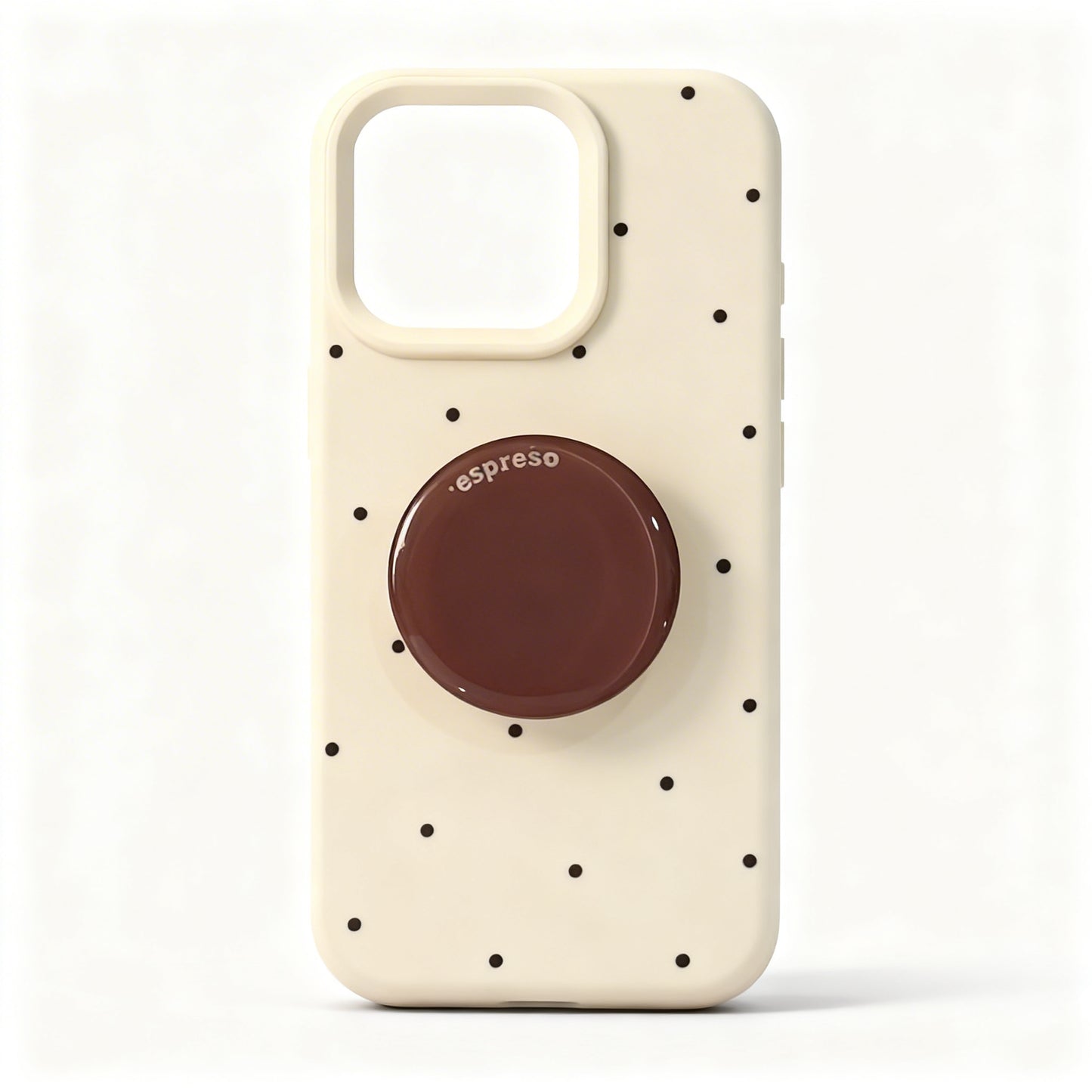 Vintage Brown Stripe Soft Phone Case with Stand for iPhone