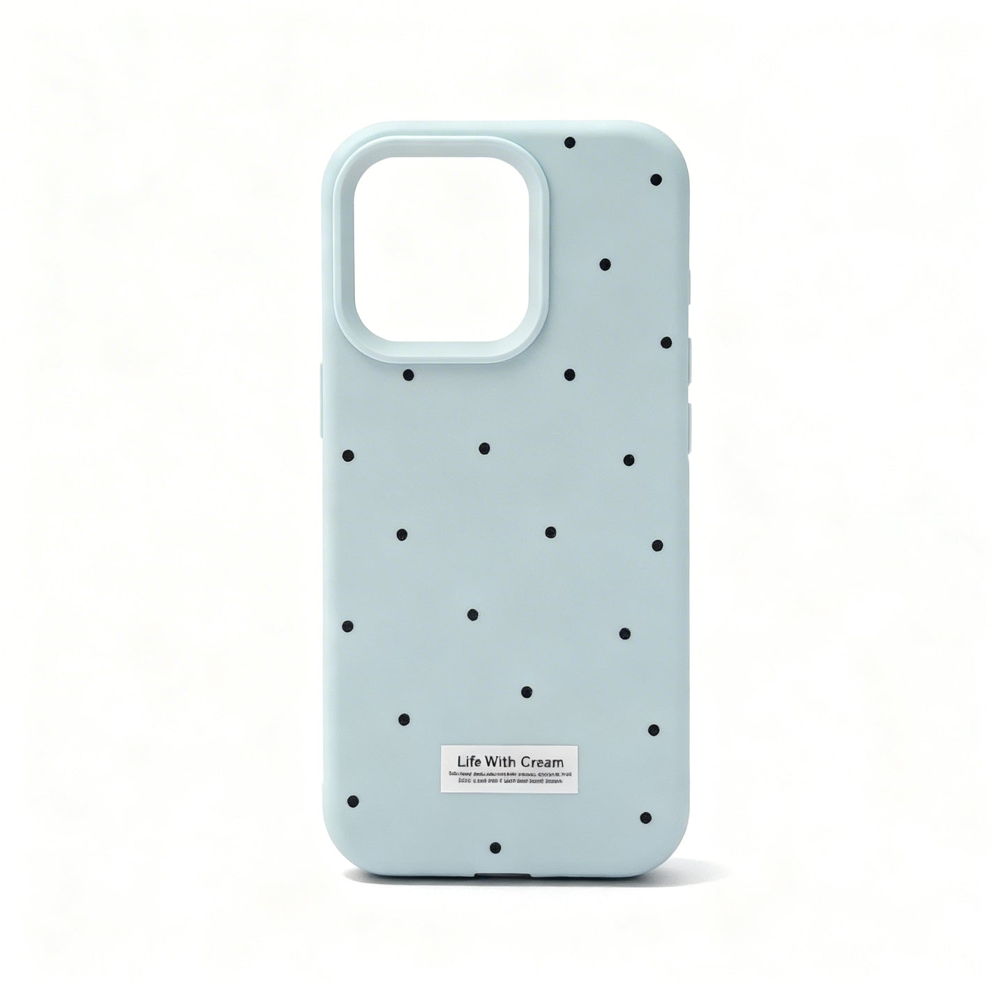 Vintage Cream Polka Dot Soft Phone Case with Stand for iPhone