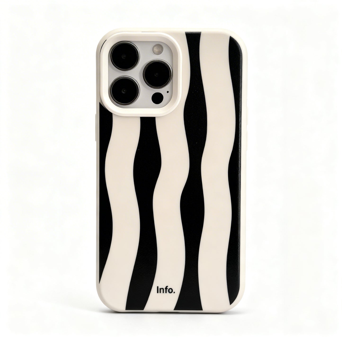 Vintage Cream Polka Dot Soft Phone Case with Stand for iPhone