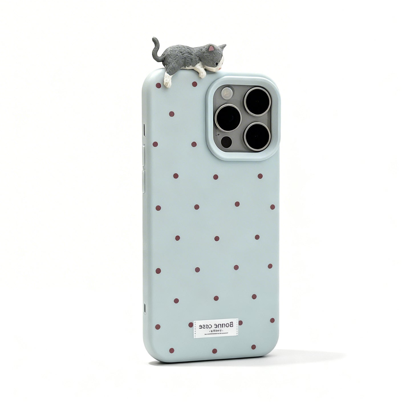 Cute 3D Cat Soft Phone Case for iPhone