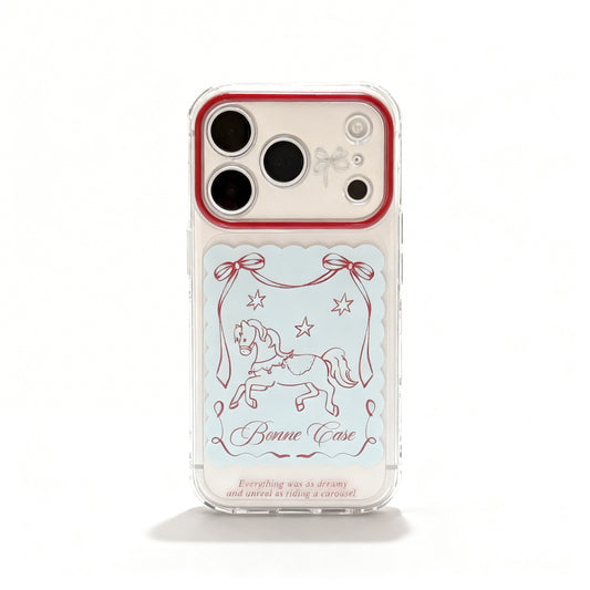 Cute Transparent Little Pony Soft Phone Case for iPhone
