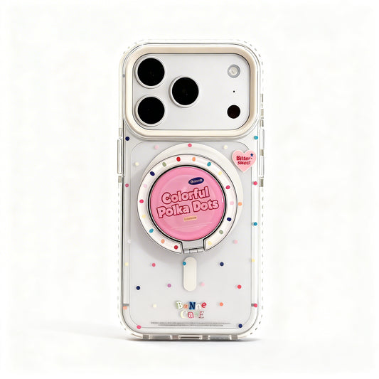 Transparent Colorful Star Design Shockproof Phone Case for iPhone