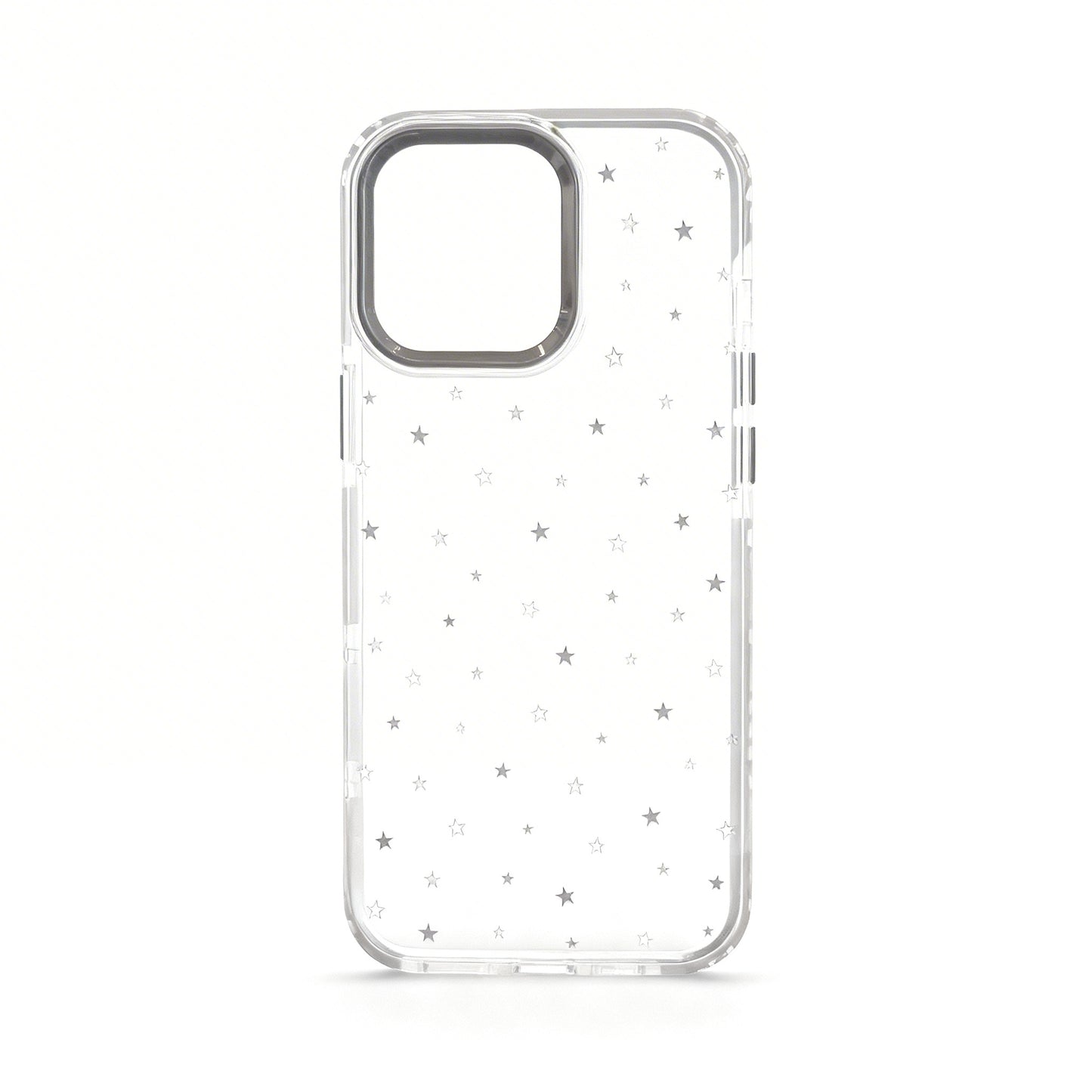 Soft Gray Star Design Phone Case for iPhone