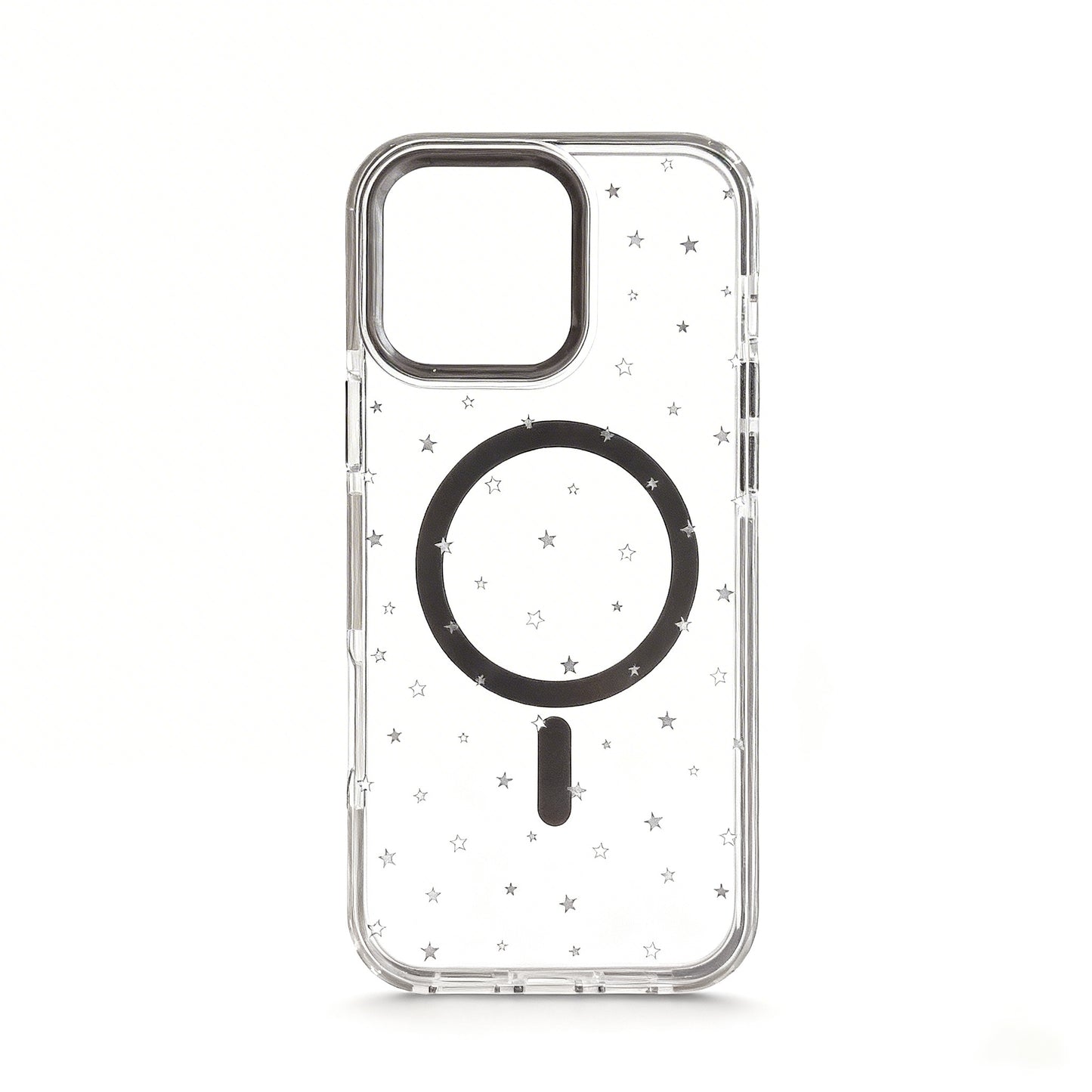 Soft Gray Star Design Phone Case for iPhone