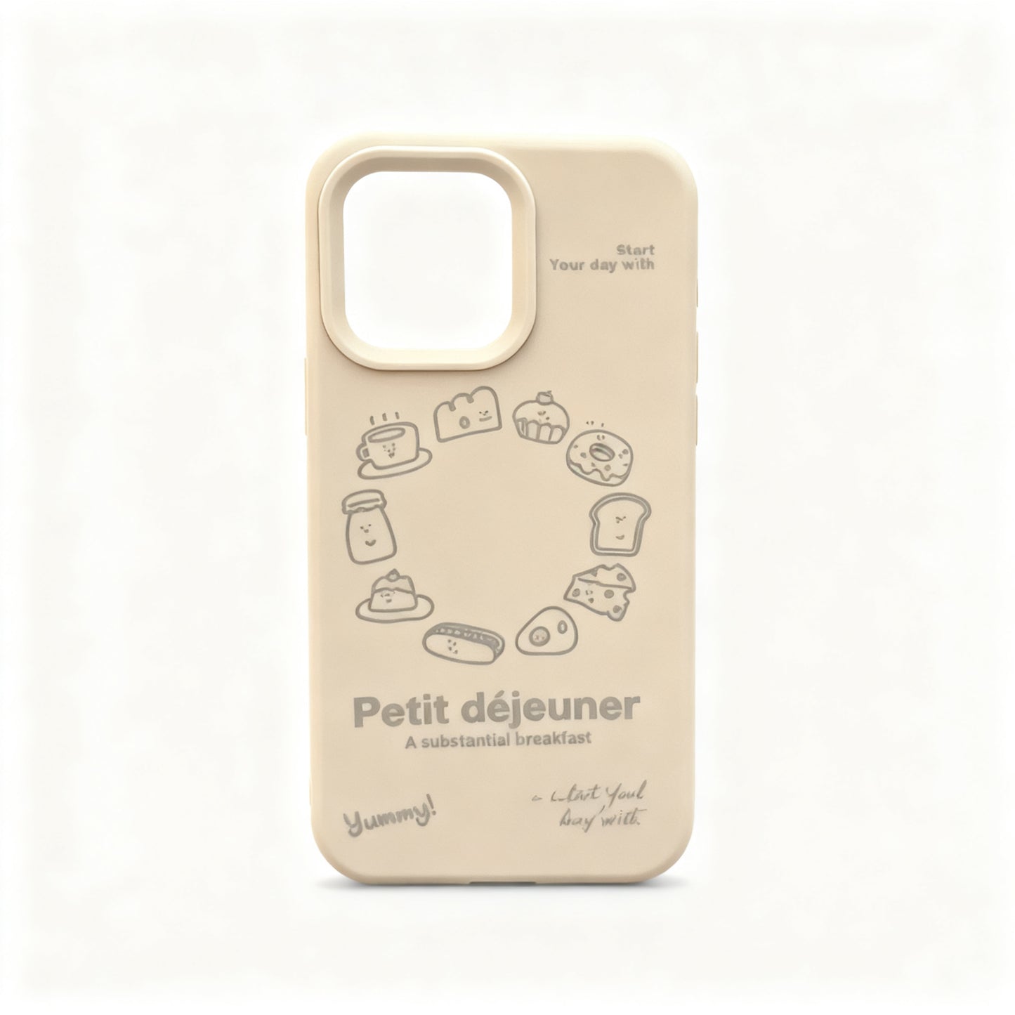 Soft Cream Donut Design Shockproof Phone Case for iPhone