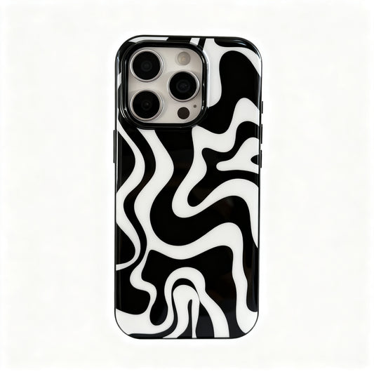 Colorful Abstract Geometric Soft Phone Case for iPhone