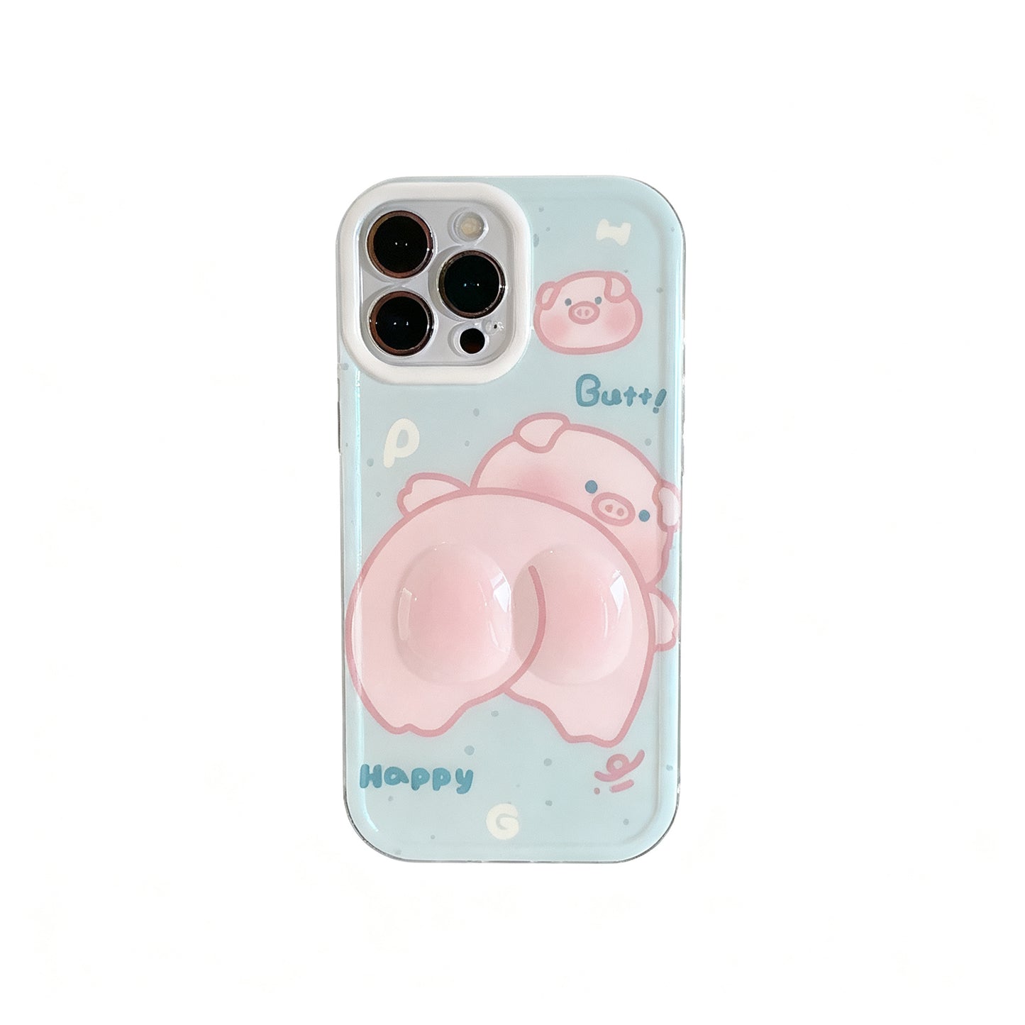 Cute Pig Cartoon Soft Phone Case for iPhone