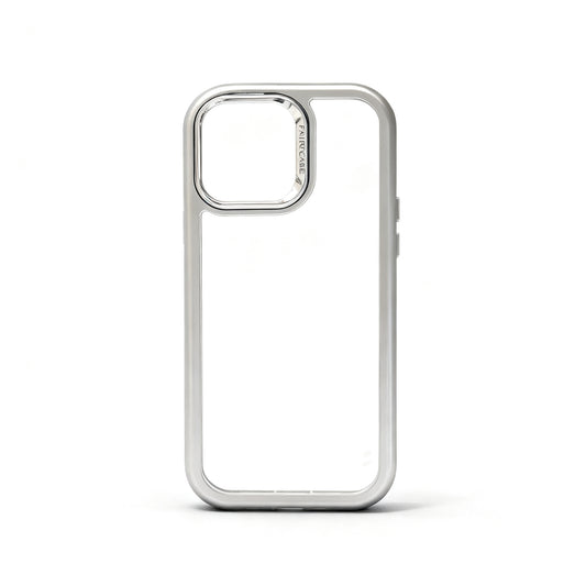 Clear Mirrored Minimal Phone Case for iPhone
