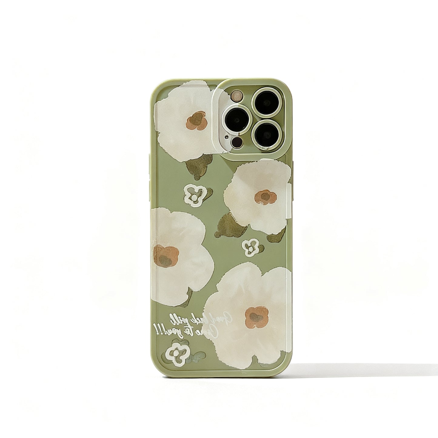 Vintage Floral Soft Phone Case for iPhone