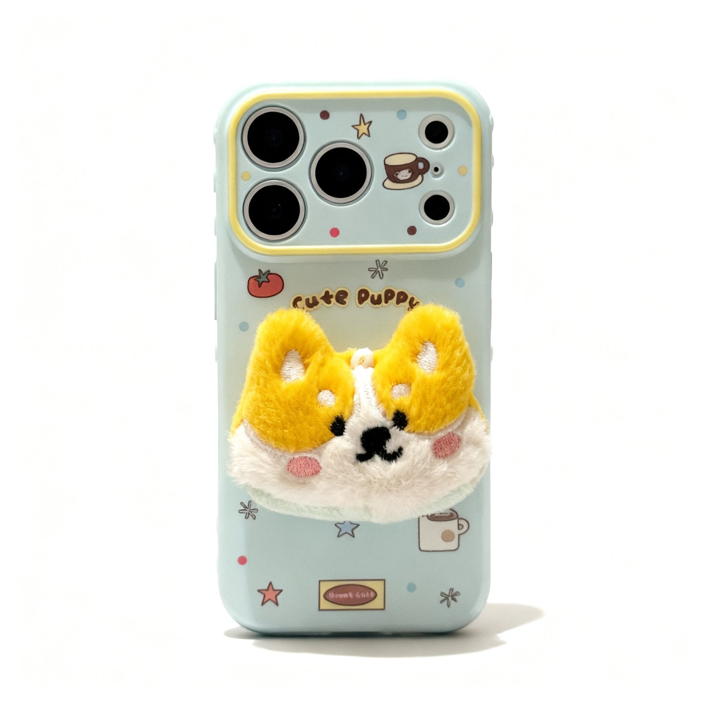 Cute 3D Cartoon Character Soft Phone Case for iPhone
