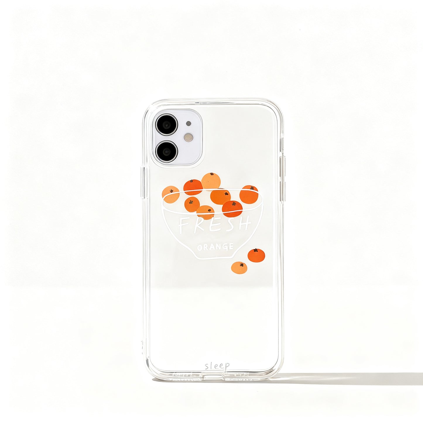 Fresh Green Floral Soft Phone Case for iPhone