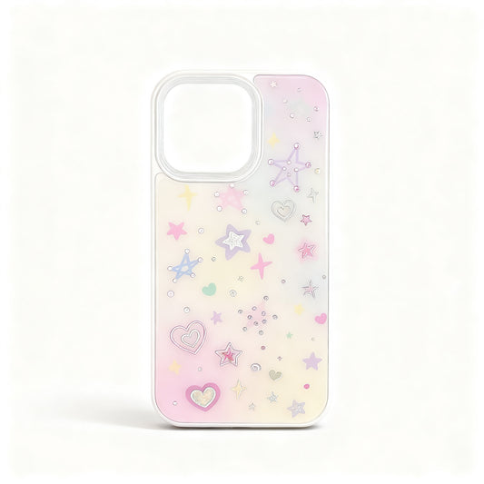 Gold Starry Glitter Soft Phone Case for iPhone