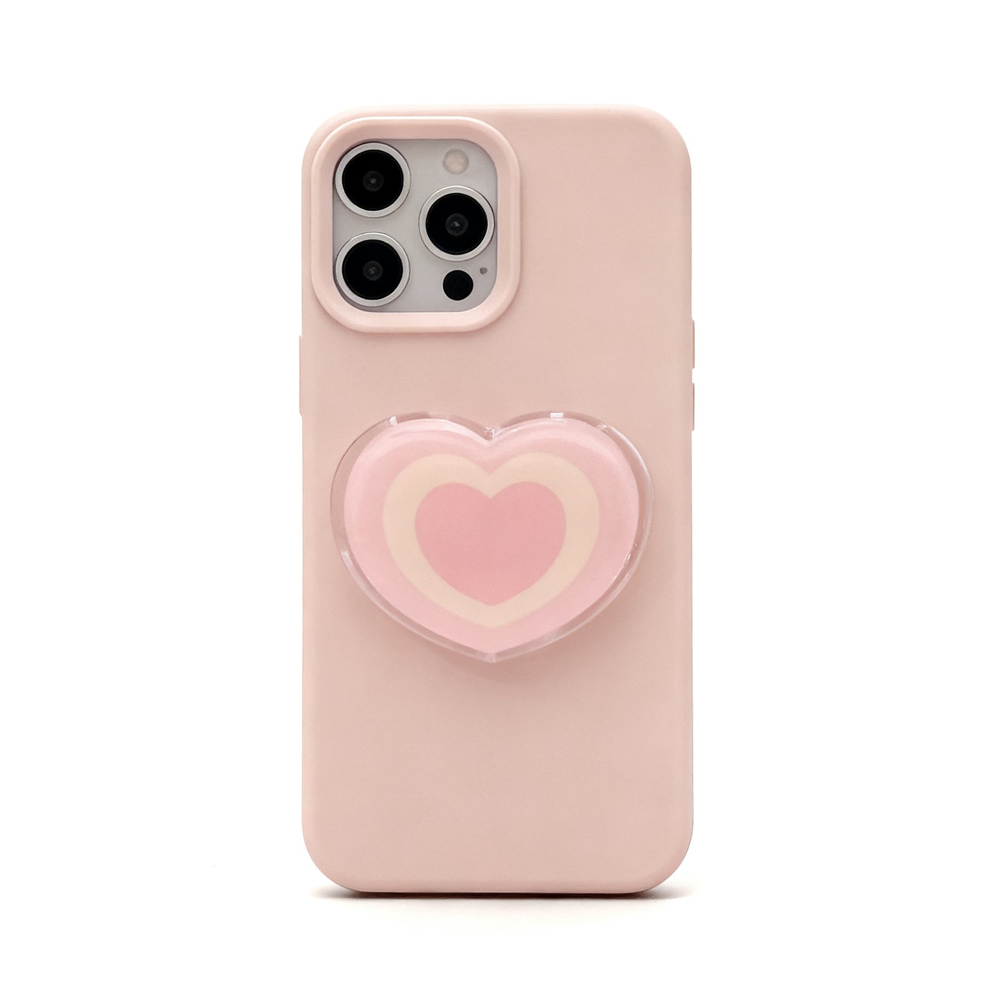 Pink Heart Stand Phone Case for iPhone