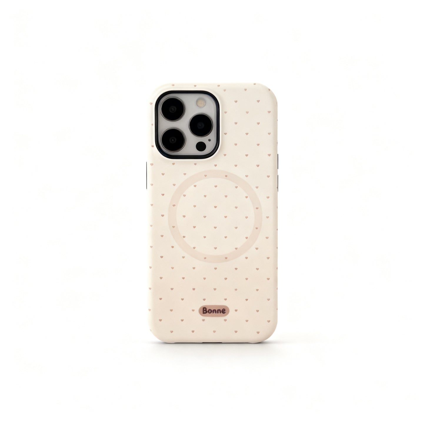 Brown Polka Dot Cute Dog Phone Case for iPhone