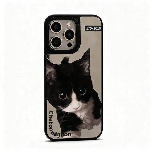Cute Cat and Dog Print Shockproof Phone Case for iPhone