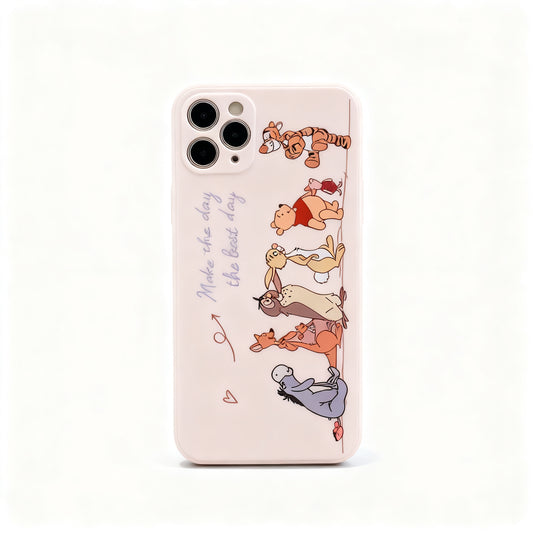 Cute Cartoon Design Matte Phone Case for iPhone