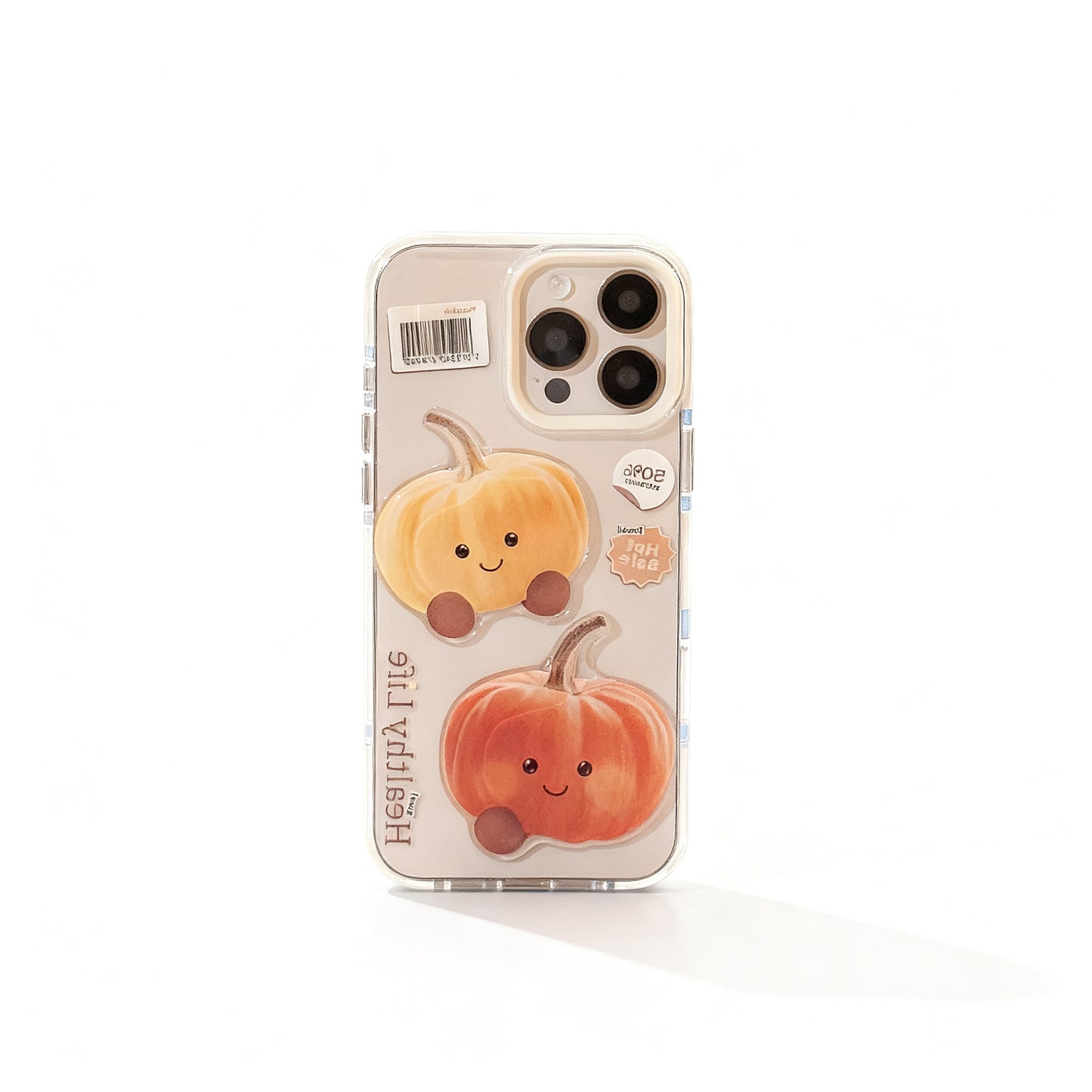 Vintage Cartoon Pumpkin Shockproof Phone Case for iPhone
