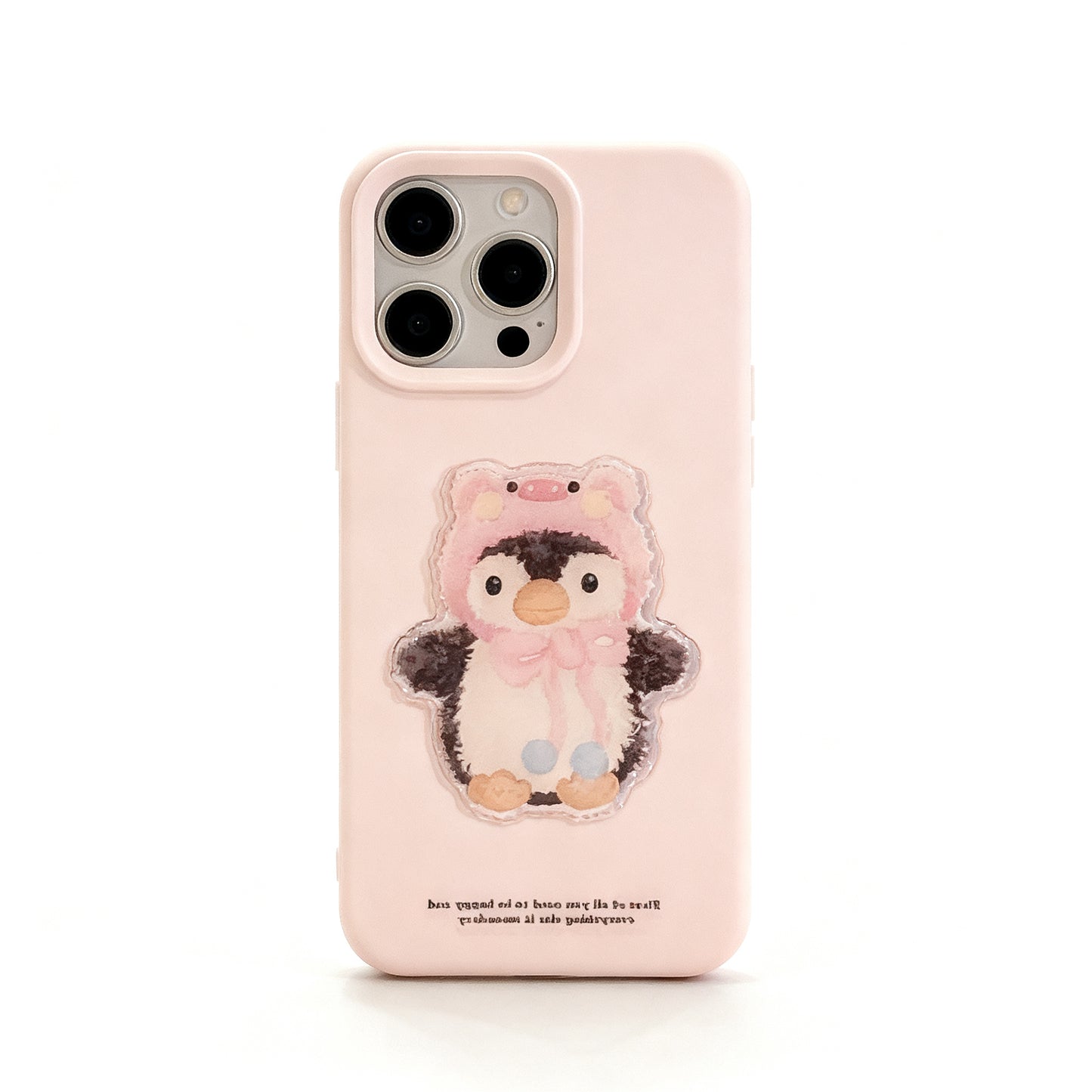 Cute Penguin Soft Silicone Phone Case for iPhone