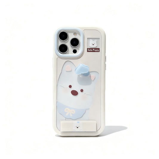 Cute Cartoon Rotating Stand Phone Case for iPhone