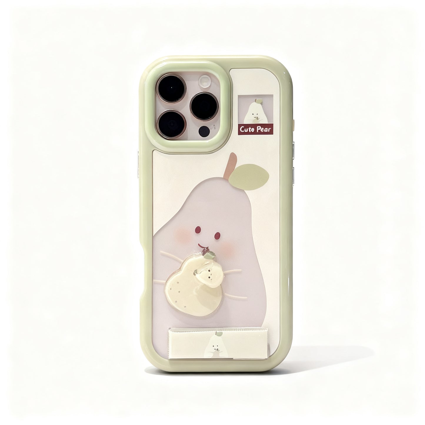 Cute Cartoon Rotating Stand Phone Case for iPhone
