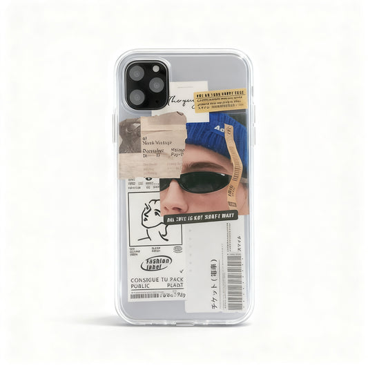 Colorful Creative Label Design Soft Phone Case for iPhone