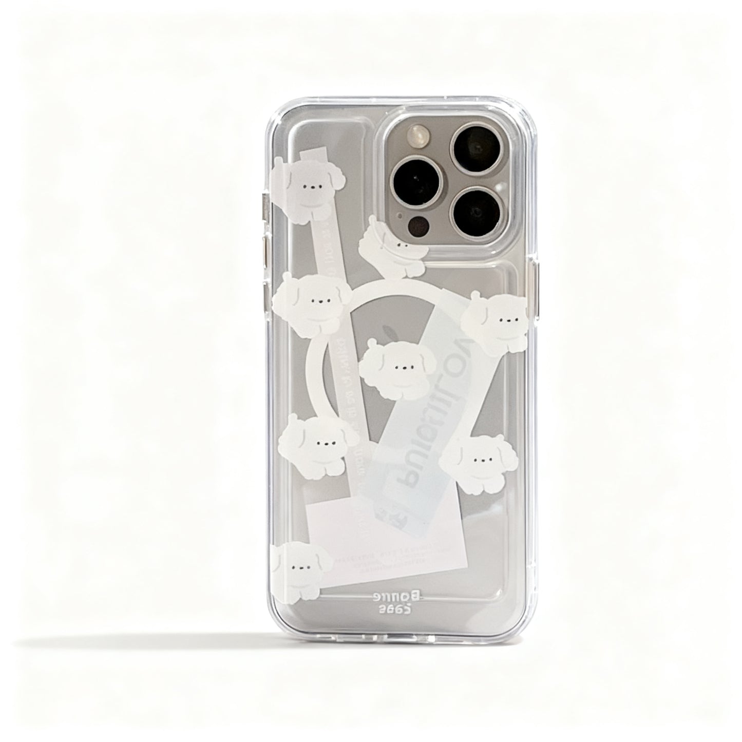 Cute Dog Design Magnetic Stand Phone Case for iPhone
