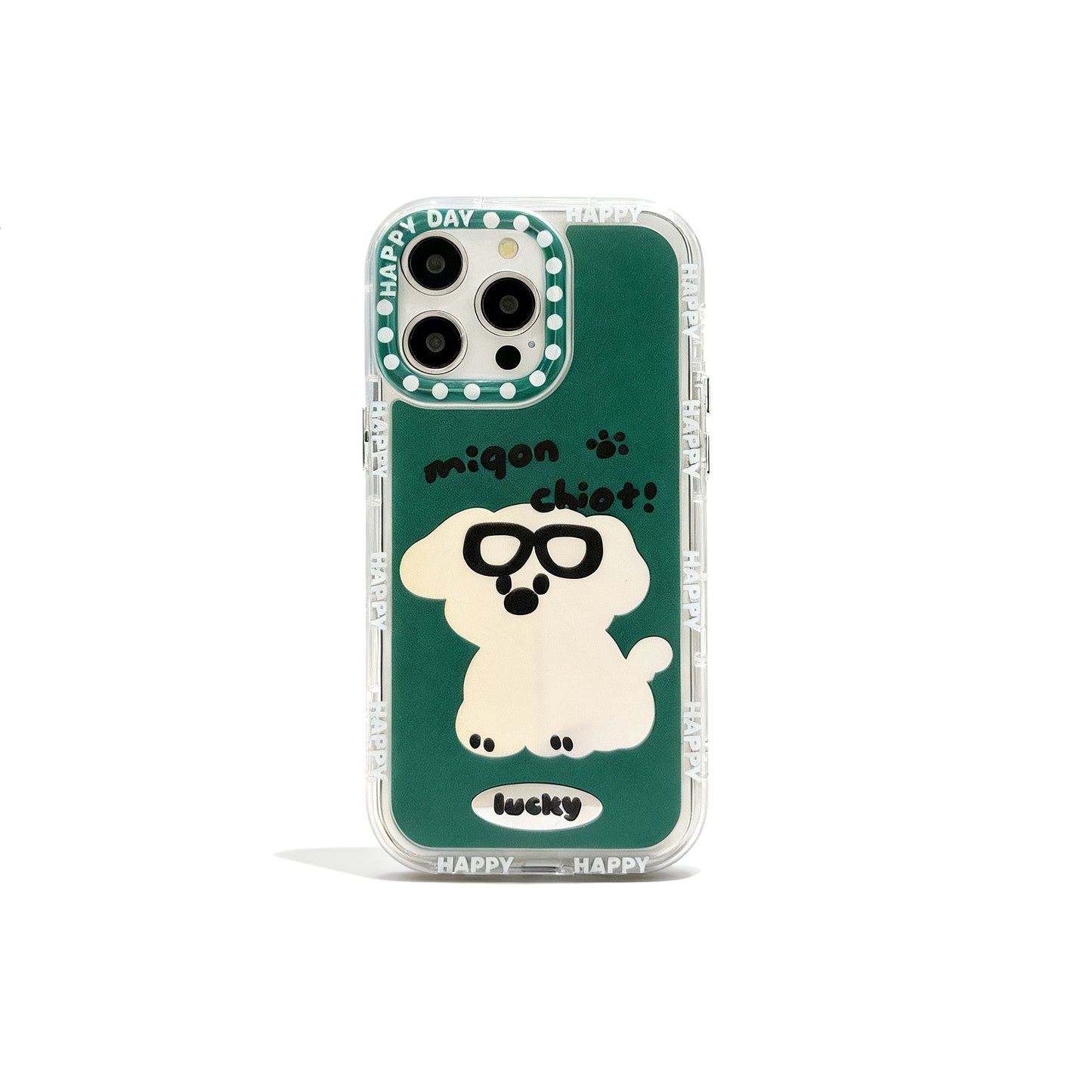 Cute Dog Mirror Phone Case for iPhone